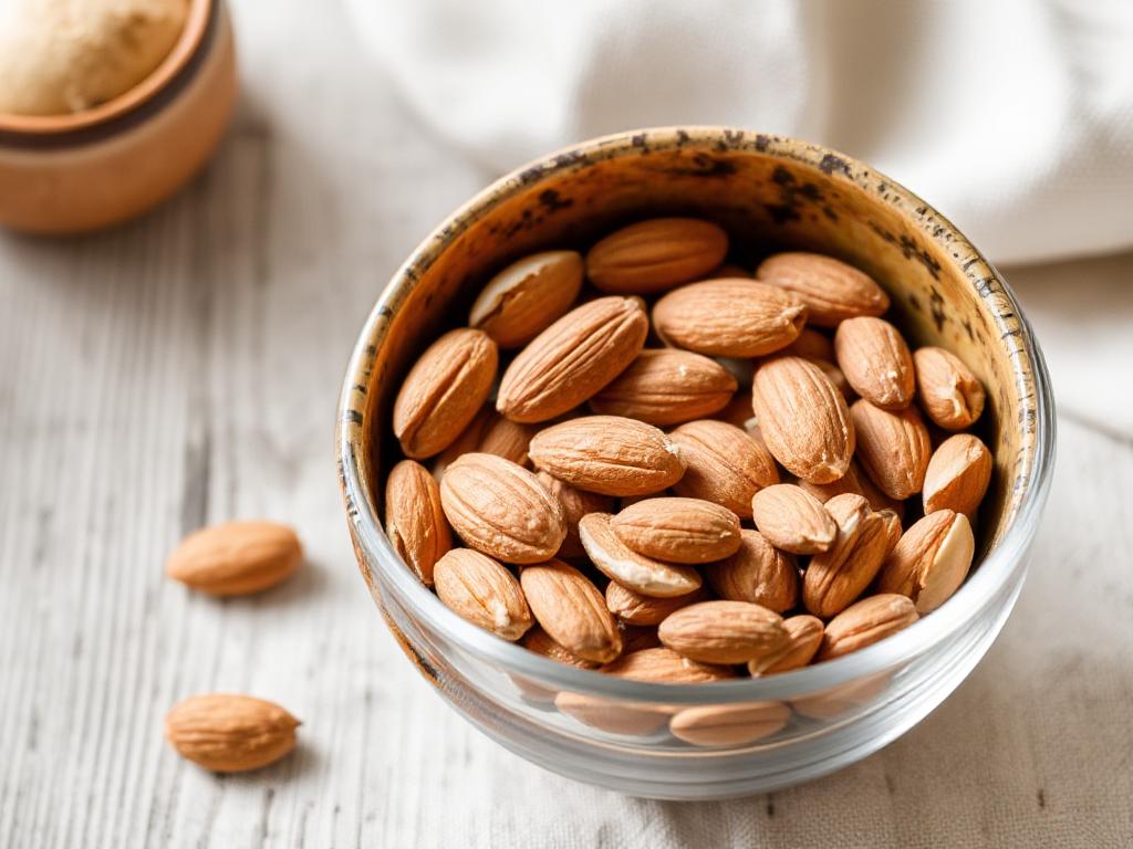 almonds in a bowl